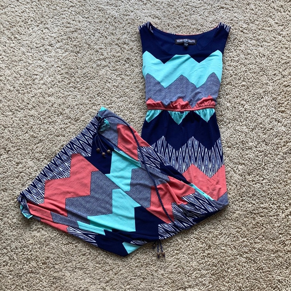Three Pink Hearts full length tank top dress